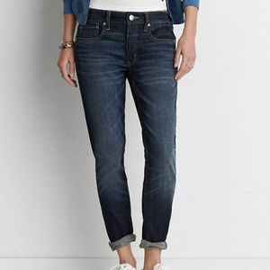 American Eagle Tomgirl Jeans Dark Wash X-Long